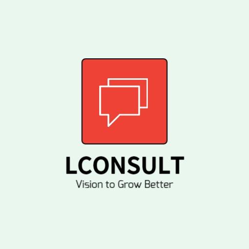 Engaging Red Chat Bubbles Representing Consulting Company Logo Template