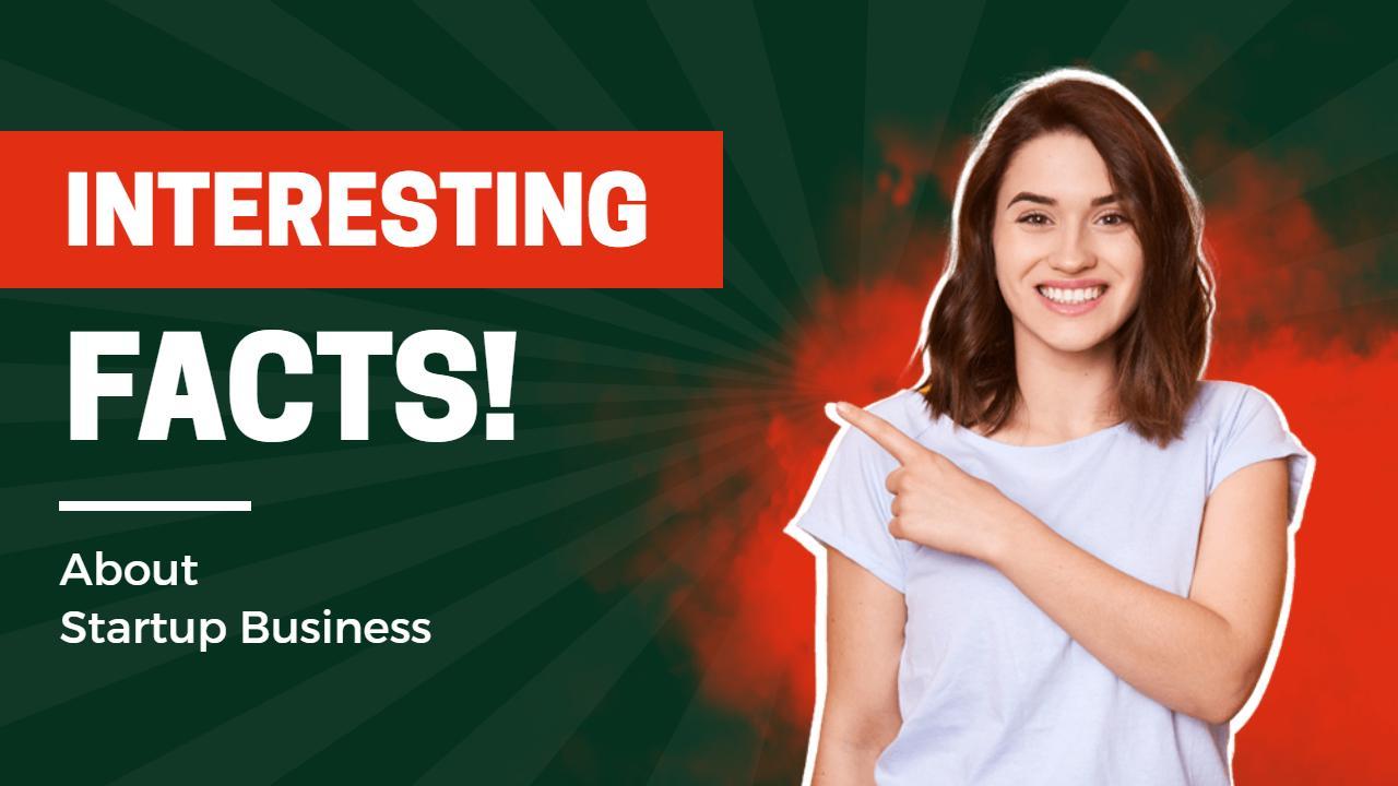 Engaging Startup Business Facts Trending YouTube Thumbnail Template