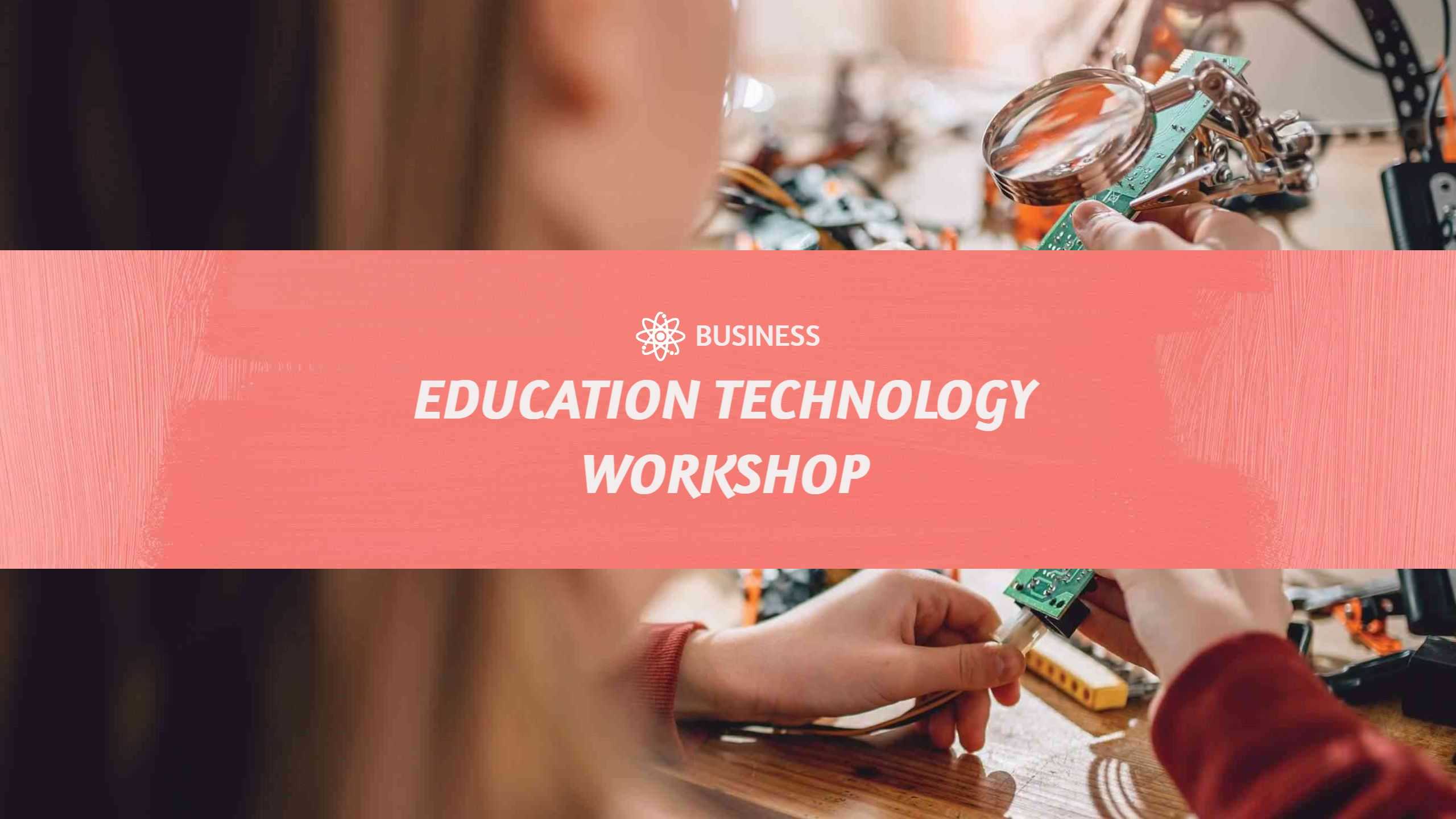 Engaging Technology Workshop Highlight on Soft Coral YouTube Banner Template