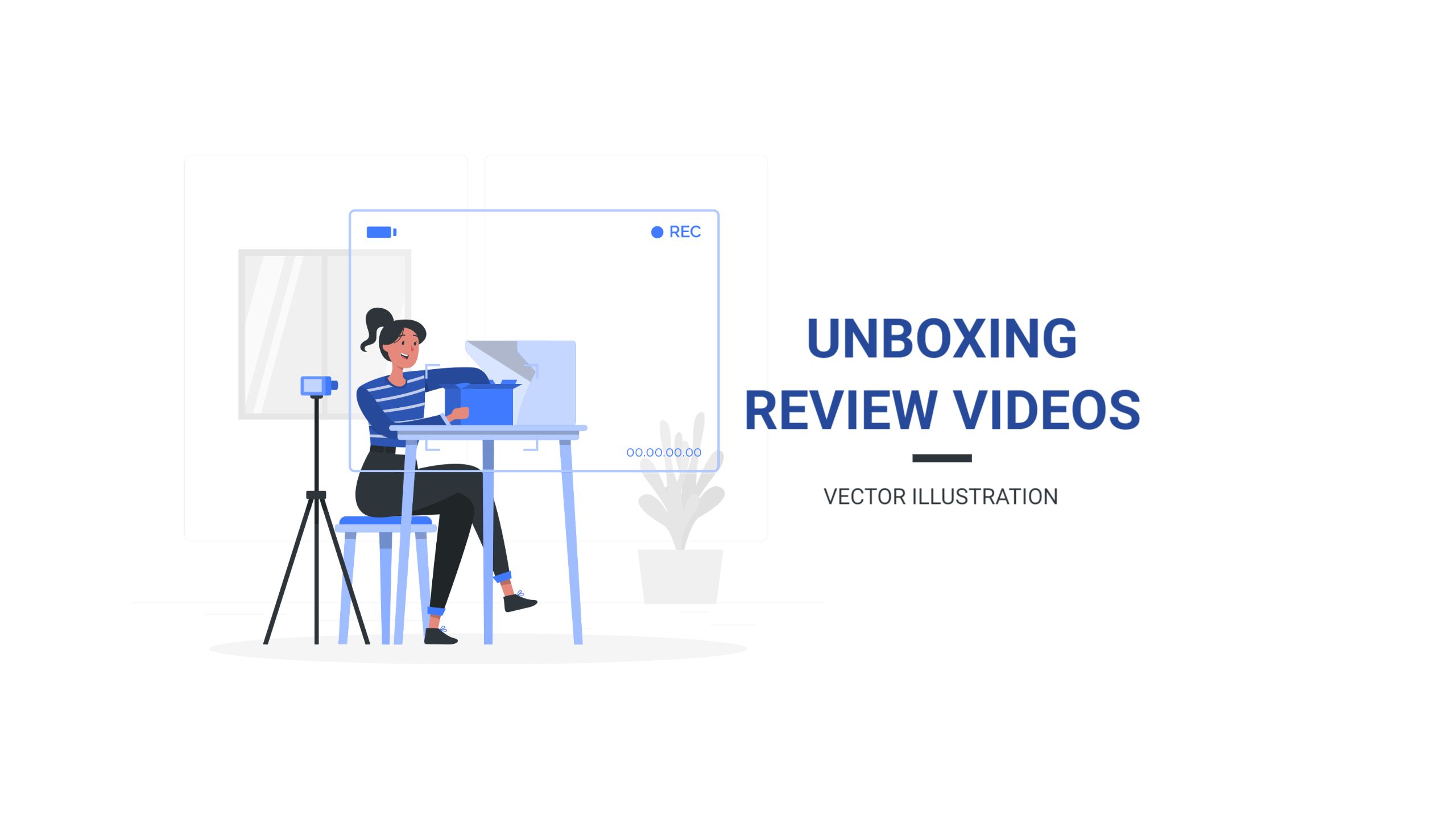 Engaging Unboxing Review Videos Setup for YouTube Banner Template