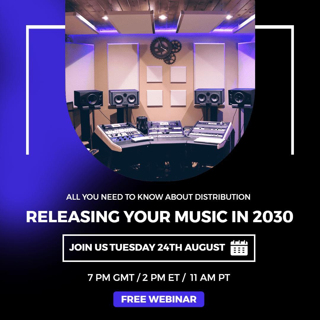 Engaging Webinar on Music Distribution Strategies for 2030 Ad Template