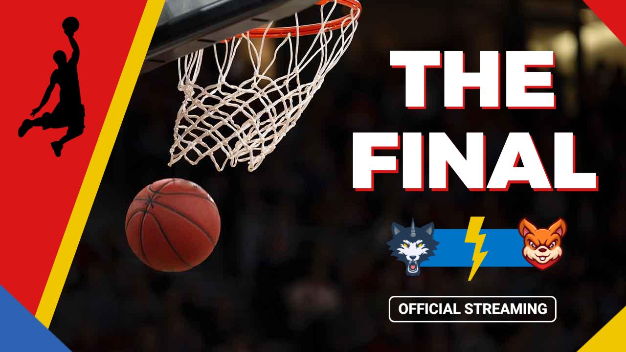 Epic Basketball Finals Slam Dunk YouTube Thumbnail Template