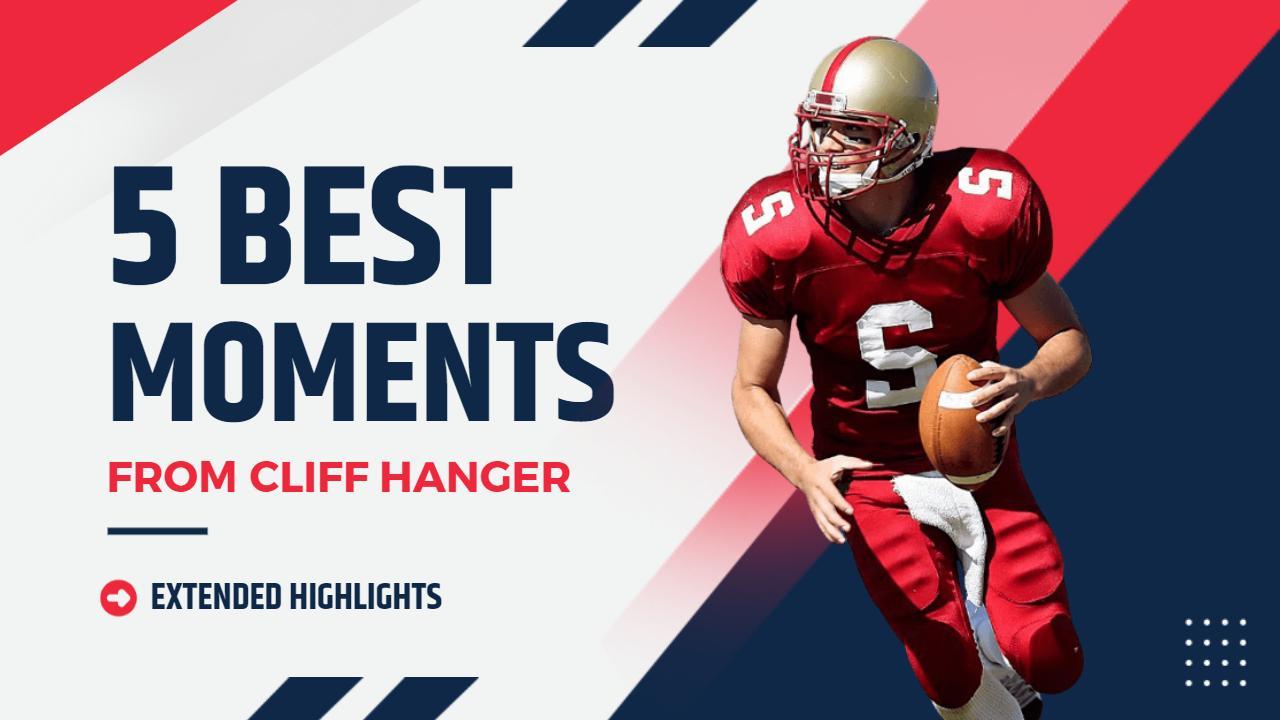 Epic Football Highlights Moments YouTube Thumbnail Template