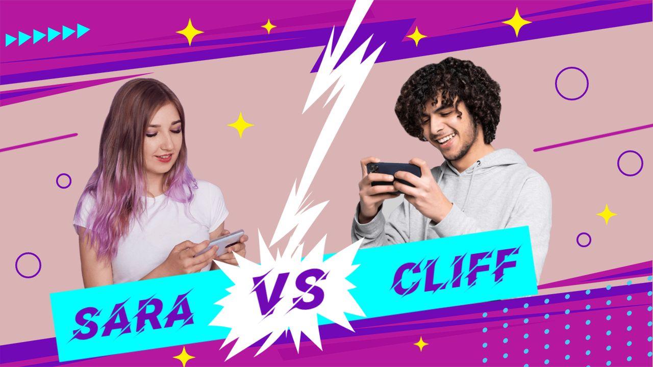 Epic Gaming Showdown Battle YouTube Thumbnail Template