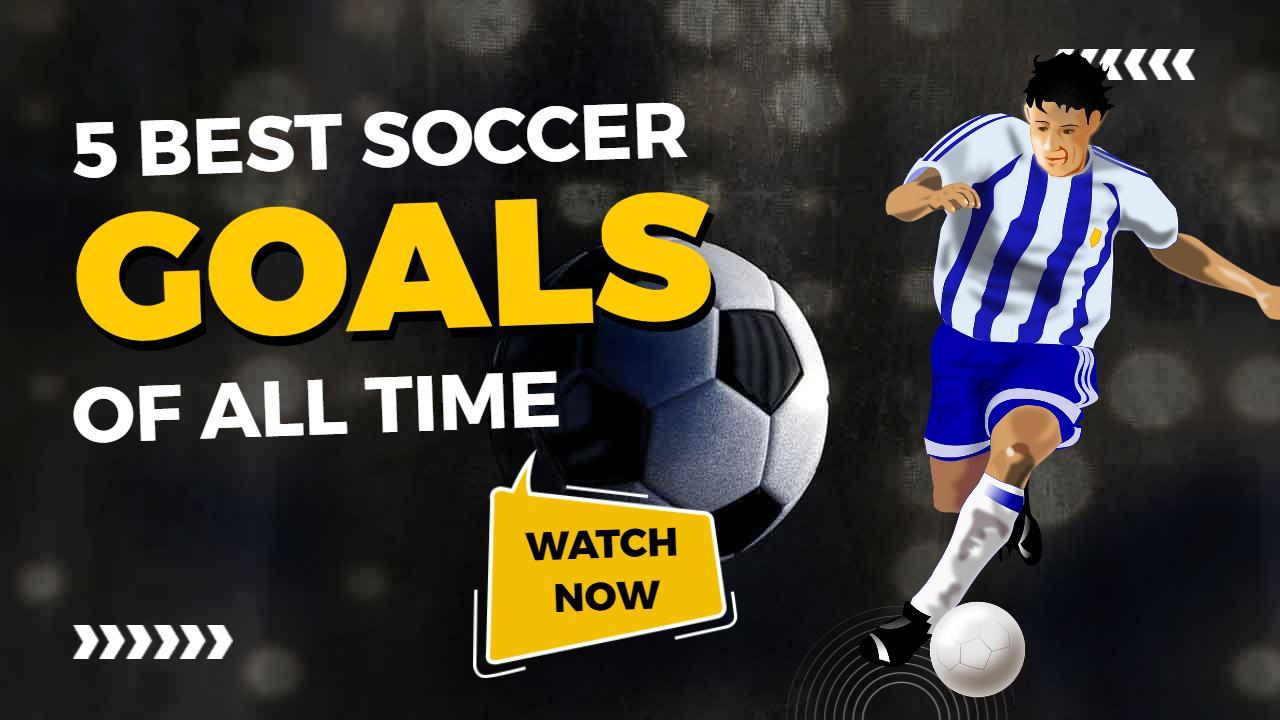 Epic Soccer Goals Montage Highlights YouTube Thumbnail Template