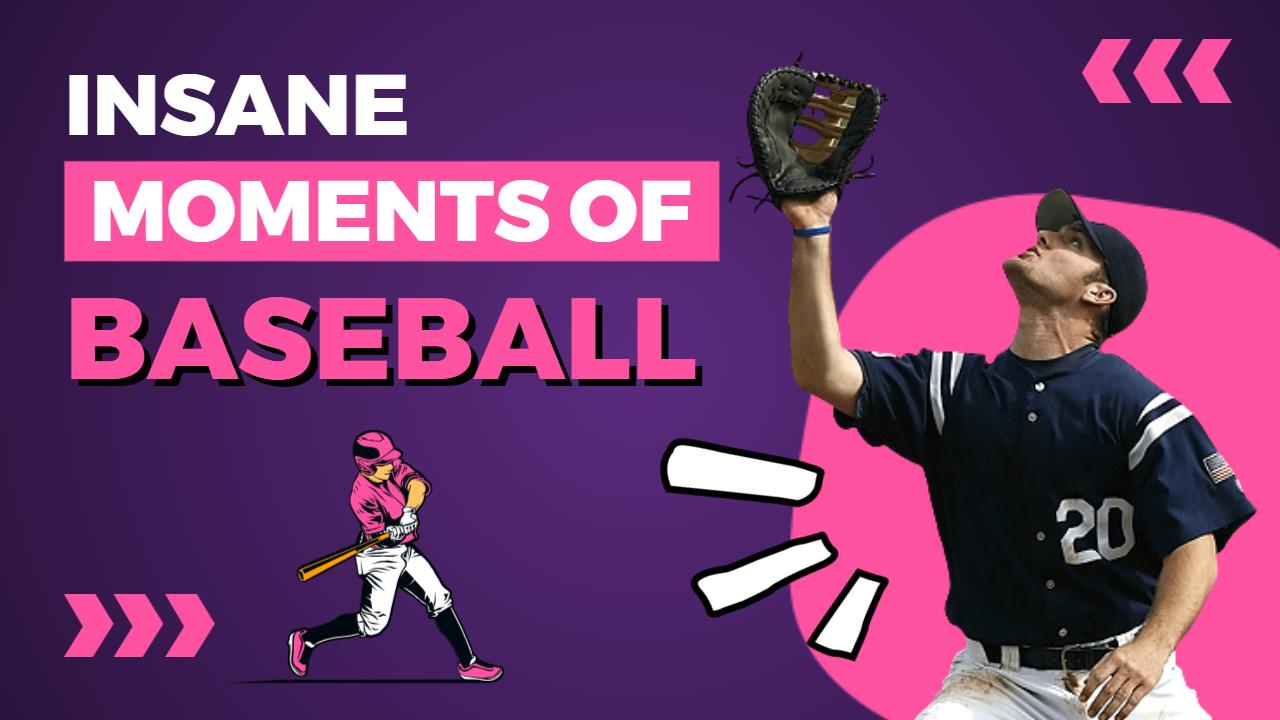 Epic Unforgettable Moments Baseball YouTube Thumbnail Template