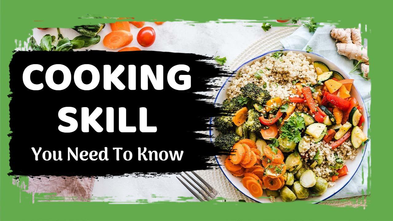 Essential Cooking Skill Tips YouTube Thumbnail Template