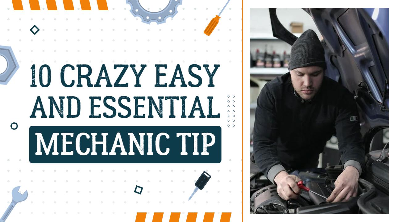 Essential Mechanic Tips Guide Trending YouTube Thumbnail Template