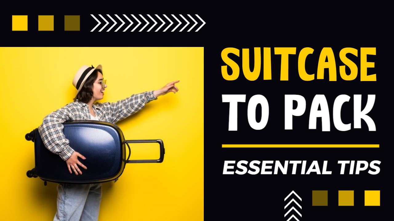 Essential Packing Tips Travel Guide Trending YouTube Thumbnail Template