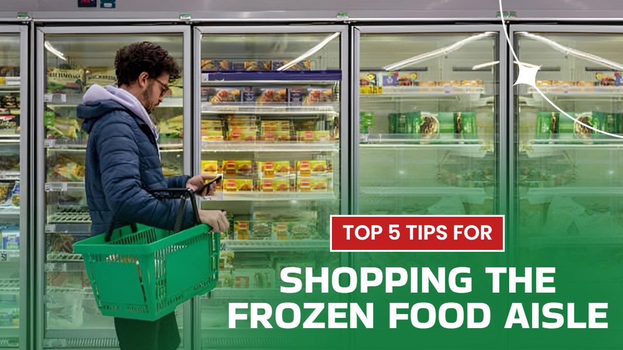Essential Shopping Tips Frozen Food Aisle YouTube Thumbnail Template