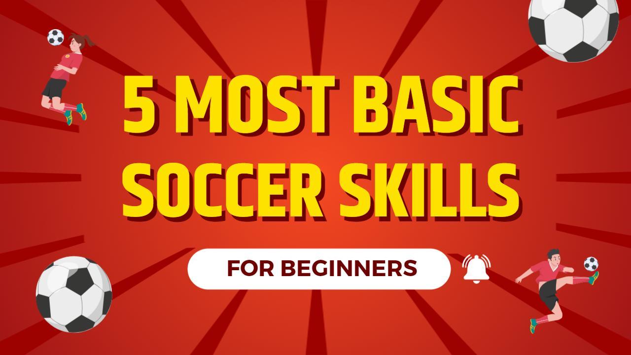 Essential Soccer Skills Training For Beginners YouTube Thumbnail Template