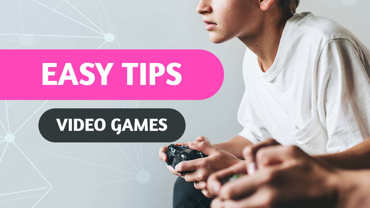 Essential Video Game Tips Beginner's Guide Gaming YouTube Thumbnail Template