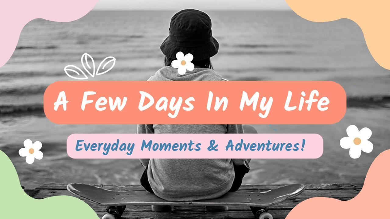 Everyday Moments Life Adventure VLog YouTube Thumbnail Template