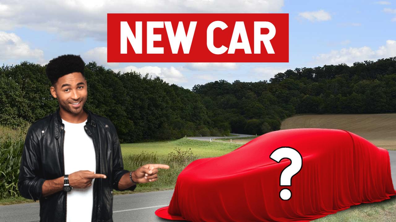 Exciting Car Reveal Mystery YouTube Thumbnail Template