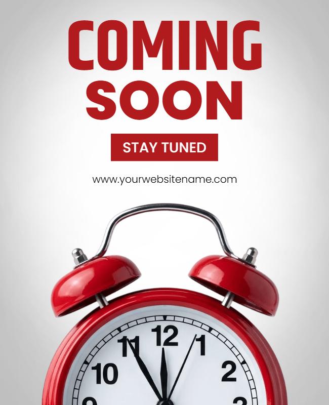 Exciting Coming Soon Poster Template