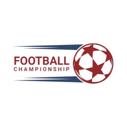 Exciting Football Championship Logo Featuring Dynamic Motion Design Logo Template