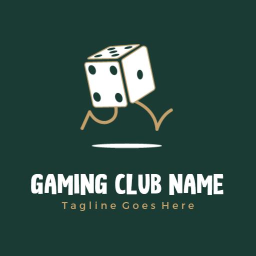 Exciting Game Dice Representing Fun Playtime Logo Template