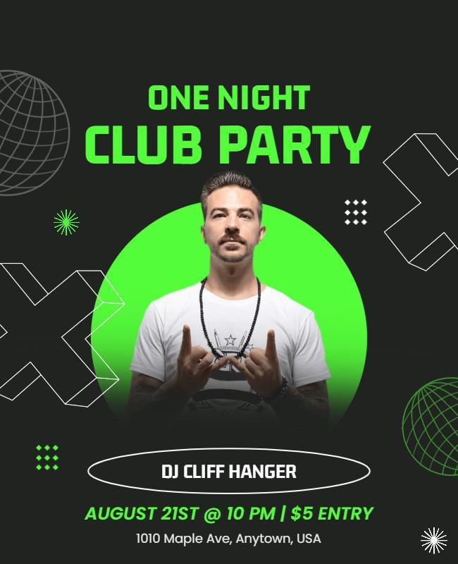 Exciting Nightclub Event Party Flyer Template