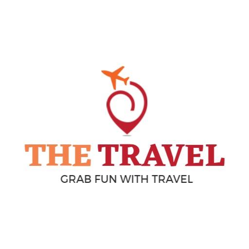 Exciting Red Heart and Airplane for Travel Lovers Logo Template