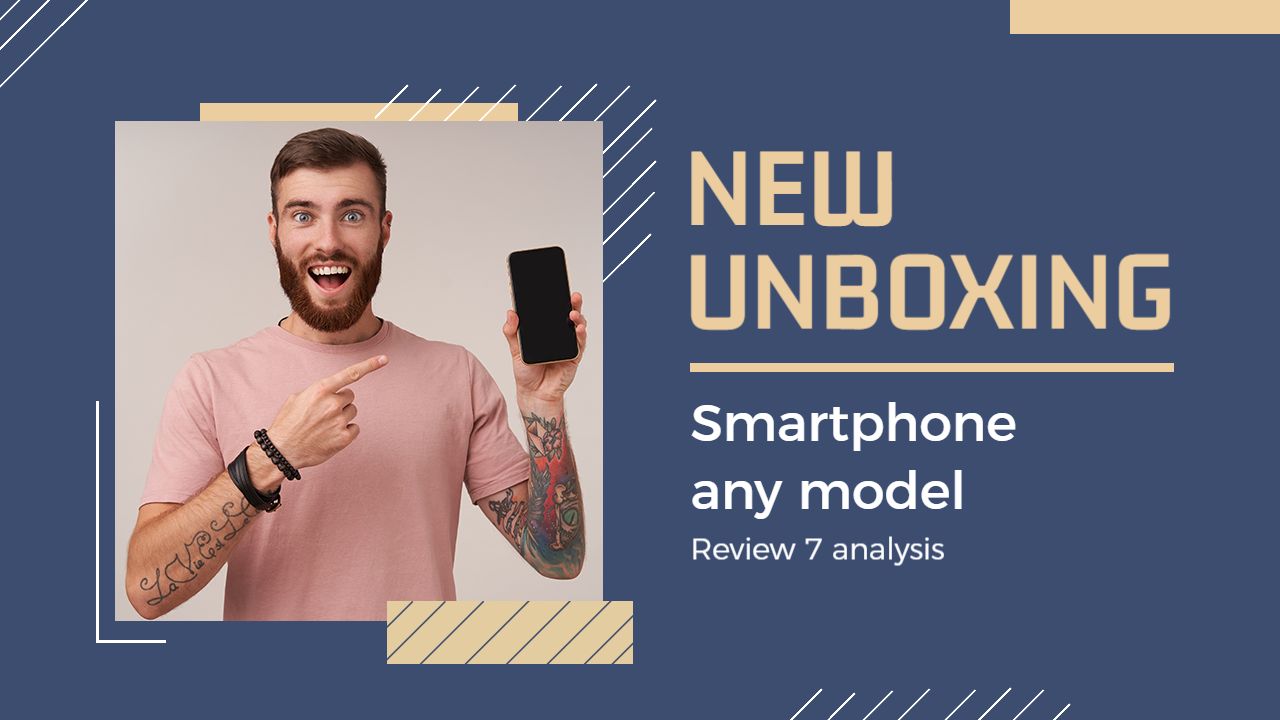 Exciting Smartphone Unboxing Review YouTube Thumbnail Template