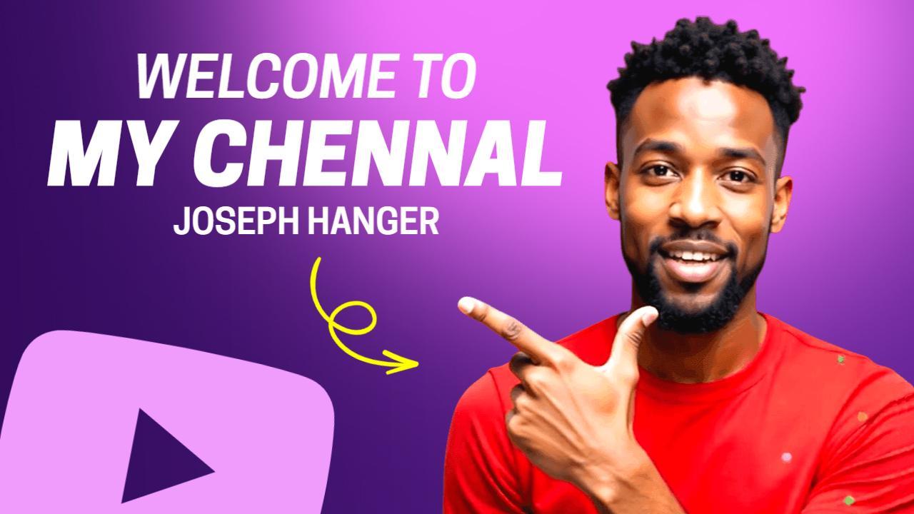 Exciting Welcome Message Trending YouTube Thumbnail Template