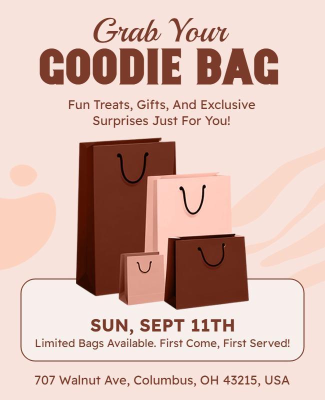 Exclusive Goodie Bag Event Flyer Template