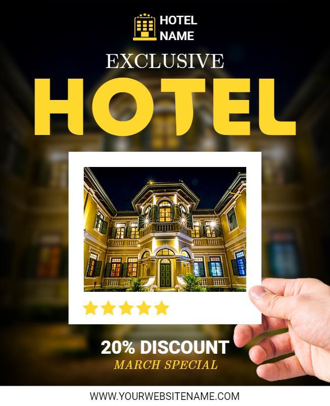 Exclusive Hotel Flyer Template