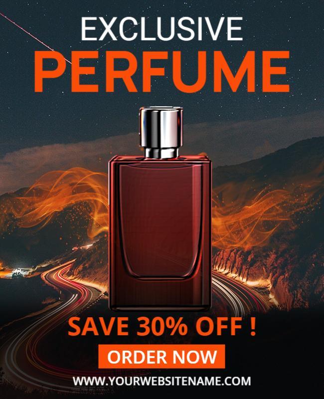 Exclusive Perfume Promotional Sale Flyer Template