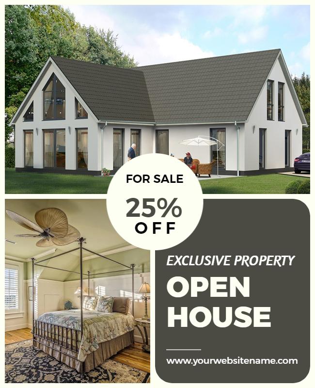 Exclusive Property Open House Flyer Template