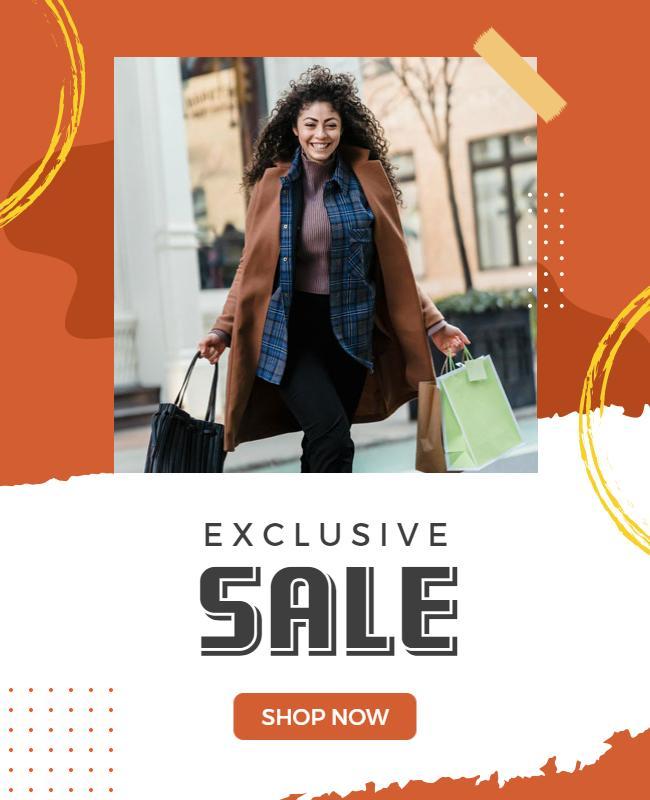 Exclusive Retail Shopping Event Flyer Template