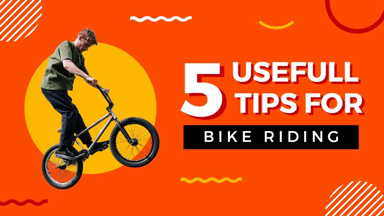Expert Bike Riding Tips for Thrilling Adventures YouTube Thumbnail Template
