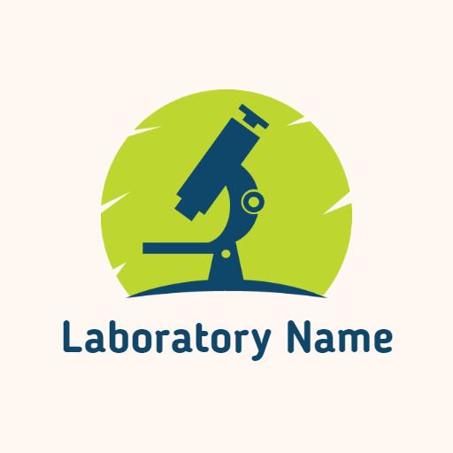 Explore Innovations in Biology with a Microscope Science Logo Template
