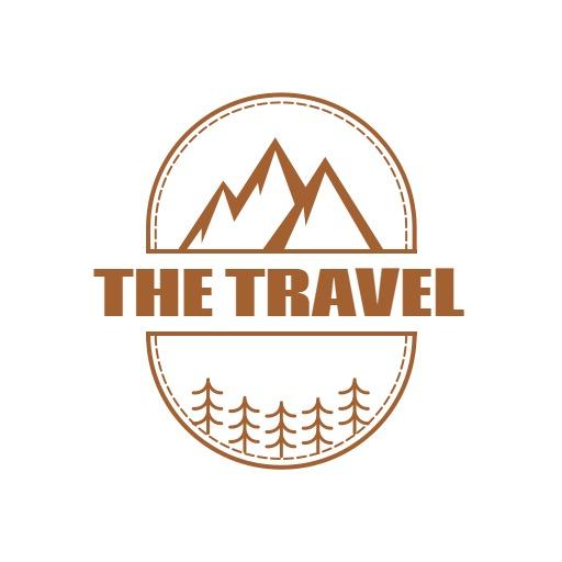 Explore Majestic Mountains in Nature with Travelling Adventure Logo Template