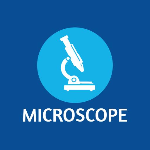 Explore Scientific Discoveries with a Microscope Logo Template