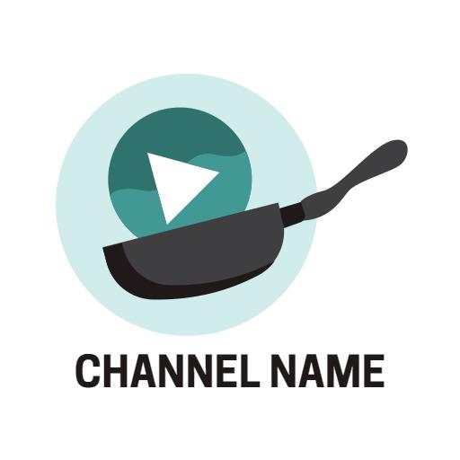 Explore Vibrant Culinary Creations on Your Cooking Channel Logo Template