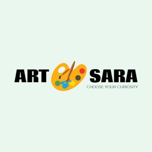 Explore Your Creativity with Art and Colorful Palette Logo Template