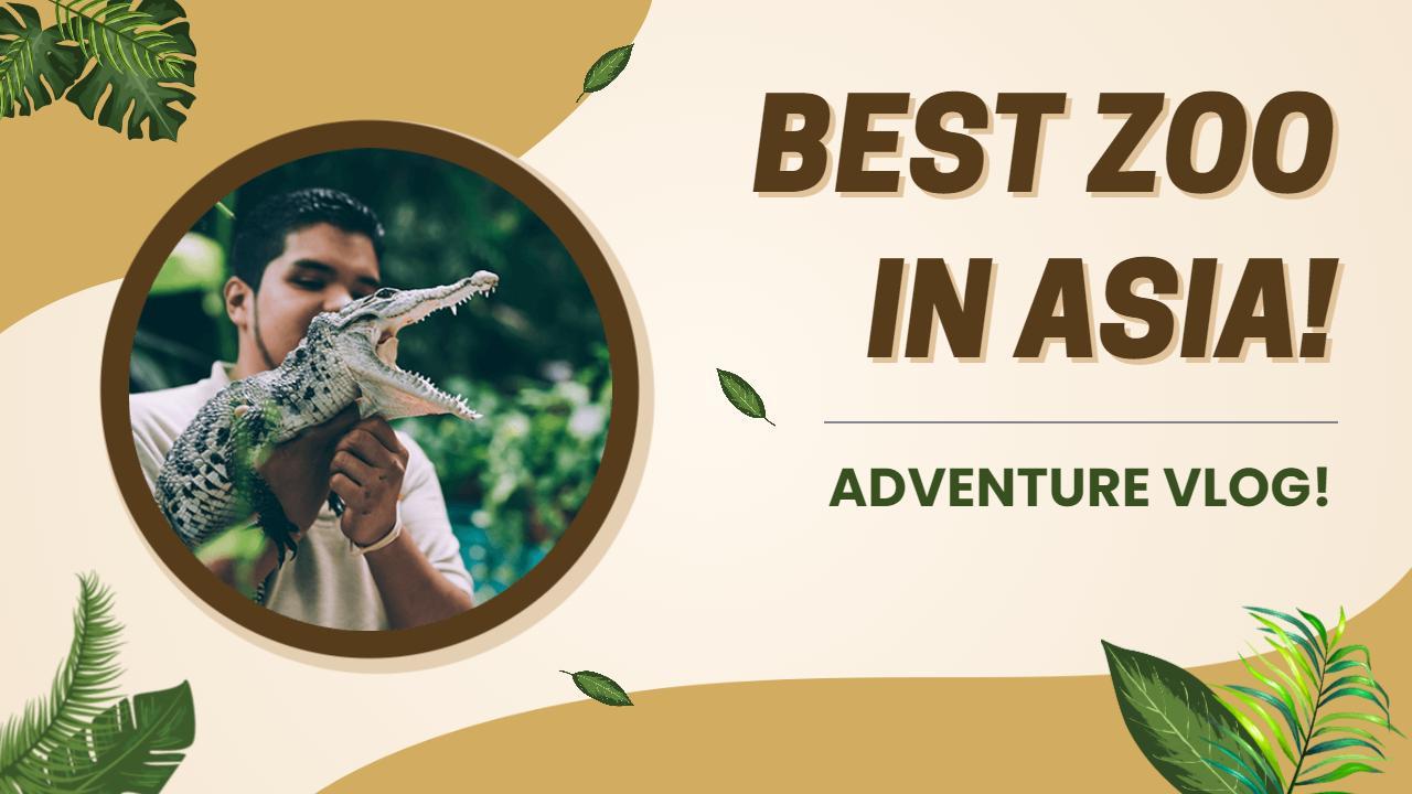 Exploring Exotic Animals Adventure Vlog YouTube Thumbnail Template