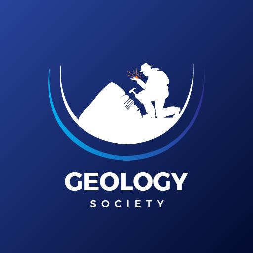 Exploring geological formations with professional research logo Template