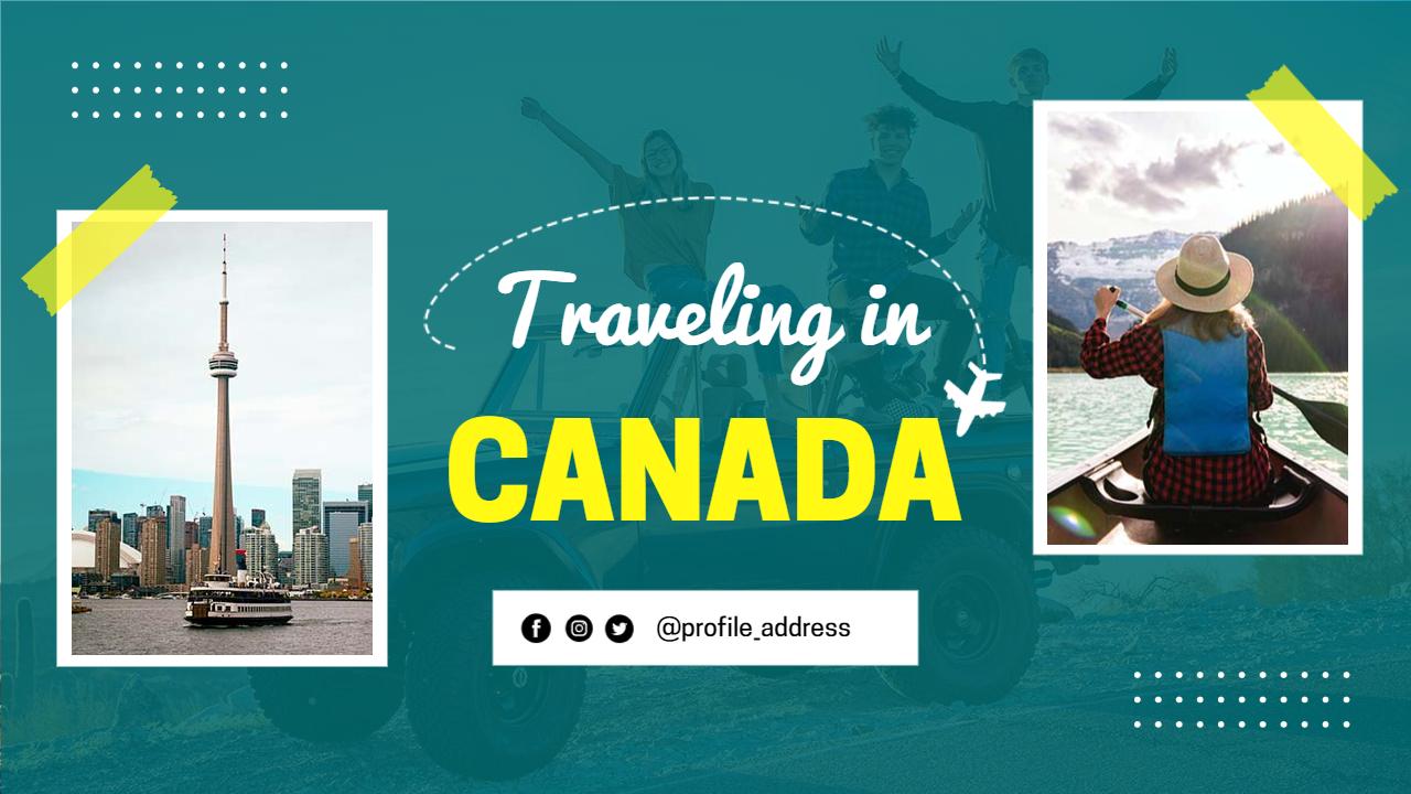 Exploring Stunning Canada Travel YouTube Thumbnail Template