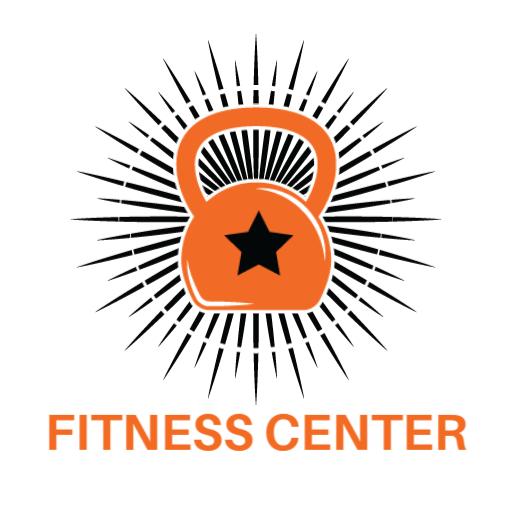 Eye-Catching Orange Kettlebell Design for Fitness Center Logo Template