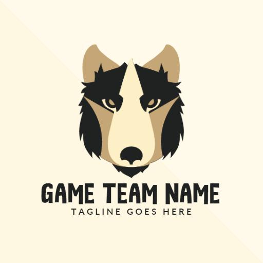 Eye-Catching Wolf Design for Gaming Team Logo Template
