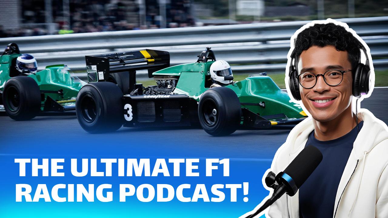F1 Racing Analysis Discussion Podcast YouTube Thumbnail Template