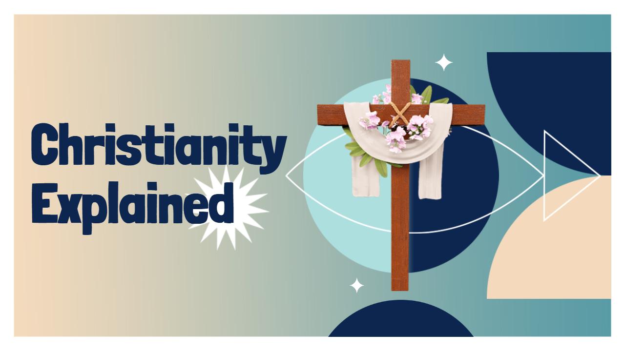 Faith Journey Christianity Explained Trending YouTube Thumbnail Template
