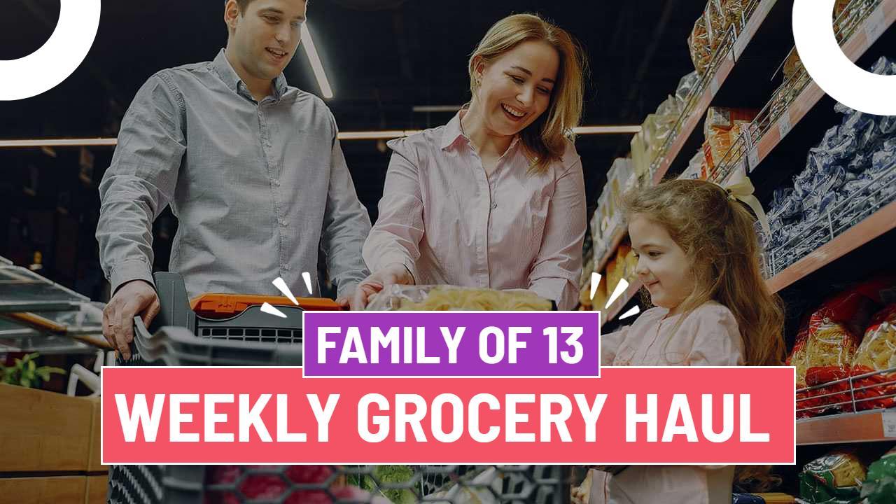 Family Grocery Shopping Tips YouTube Thumbnail Template
