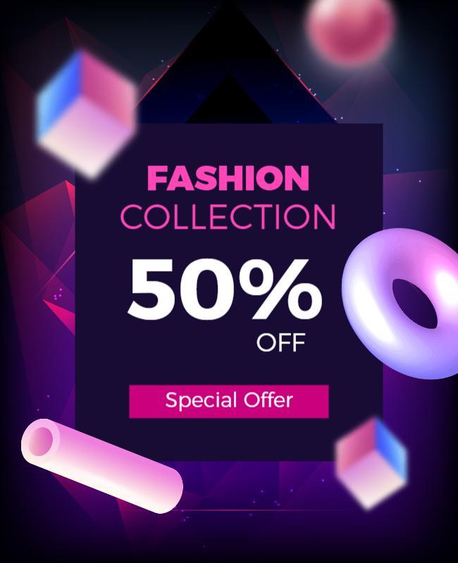 Fashion Collection Special Offer Flyer Template