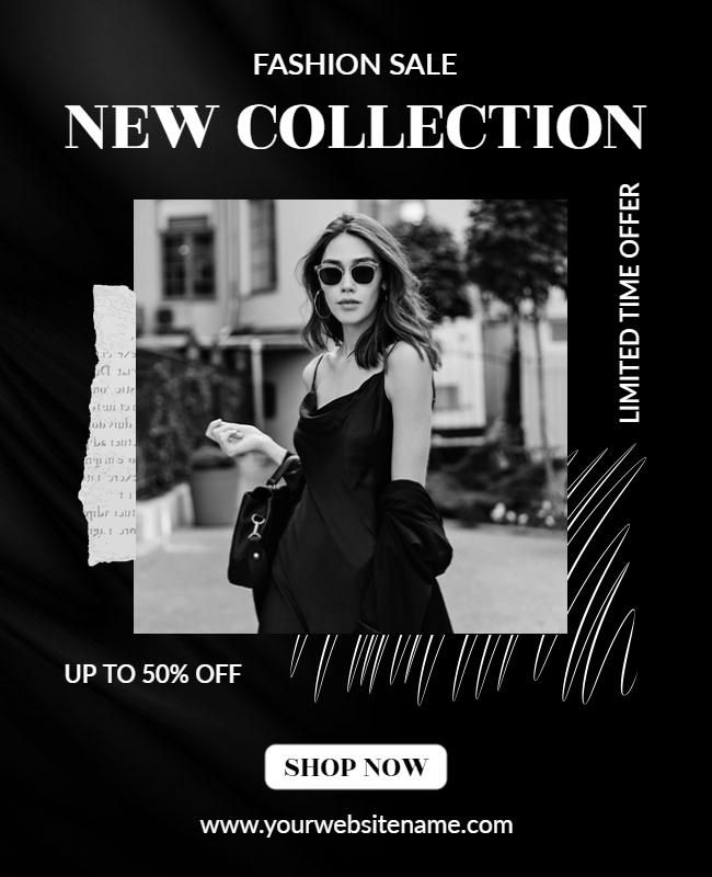 Fashion New Collection Sale Flyer Template