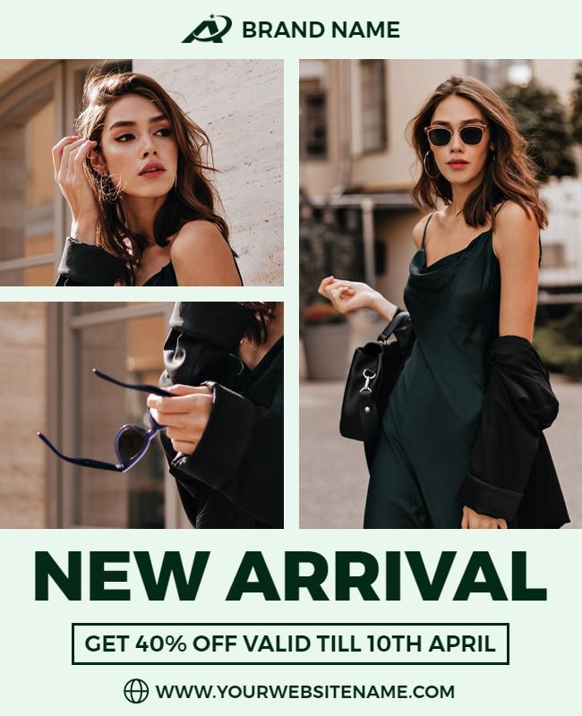 Fashion Sale New Collection Announcement Flyer Template