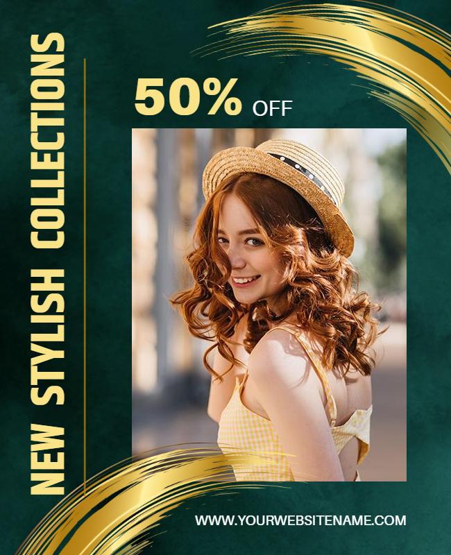 Fashion Sale Promotional Offer Flyer Template