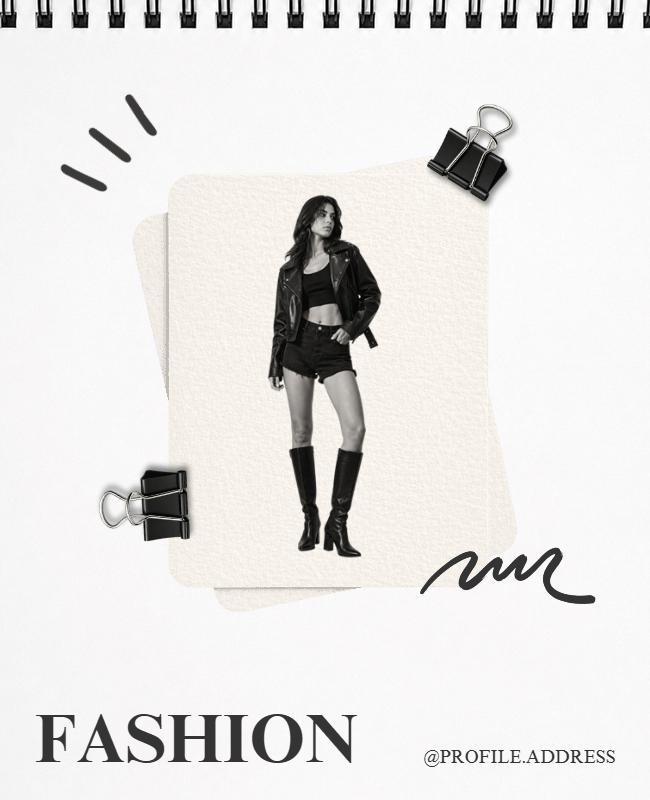 Fashion Style Promotion Poster Template