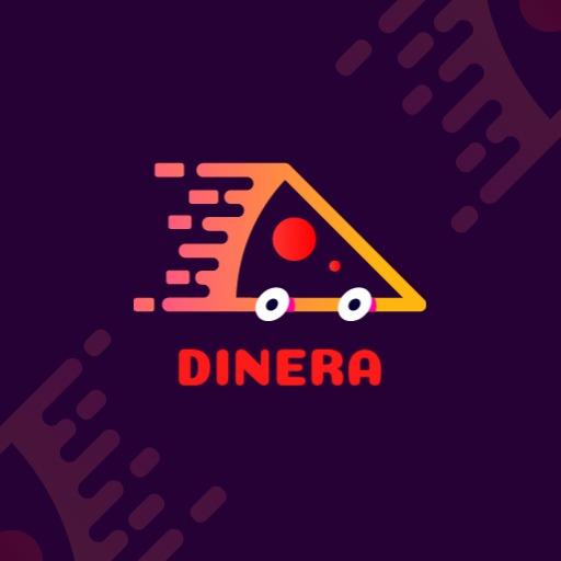 Fast and Fun Pizza Delivery Experience in Food Logo Template